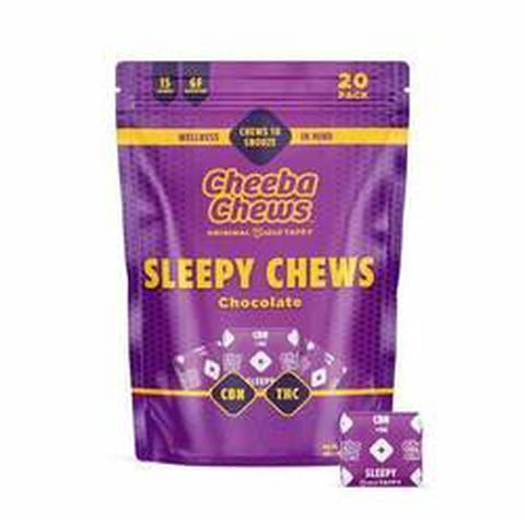 Cheeba Chews Chocolate Taffy Sleepy Time 100mg CBN:100mg THC