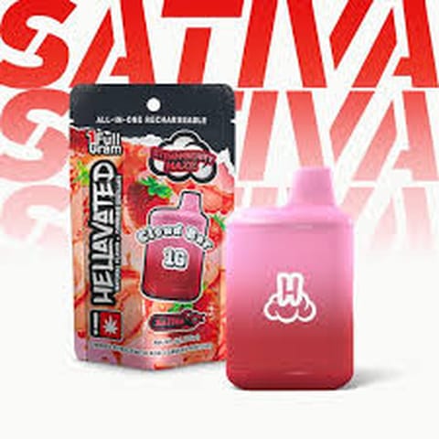 Strawberry Haze 1G Disposable Cloud Bar (Hellavated)