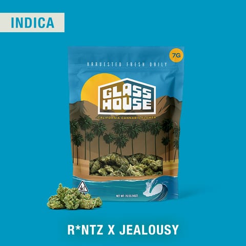 GLASS HOUSE FARMS - MIXED LIGHT FLOWER - R*NTZ X JEALOUSY - 7G