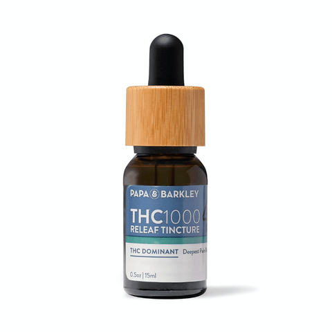 Papa & Barkley | THC Dominant Releaf Tincture | 1000mg THC Tincture .5oz