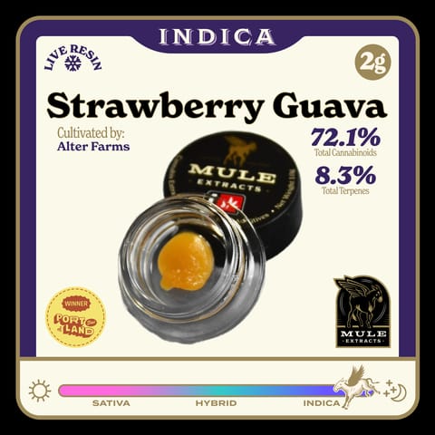 Mule - Strawberry Guava - 2g Live Resin