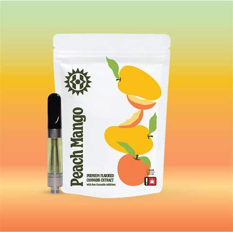 Peach Mango 1G Flavored Distillate Cartridge (Higher Cultures)