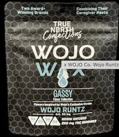 Wojo Runtz 200mg Rosin Infused Gummies | True North Confections x Wojo
