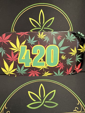 Large 4/20 Rolling Tray W/ Cover