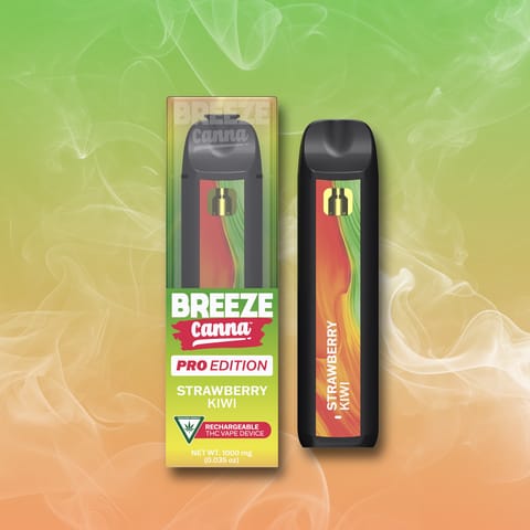 Strawberry Kiwi 1g Disposable Vape | Breeze Pro