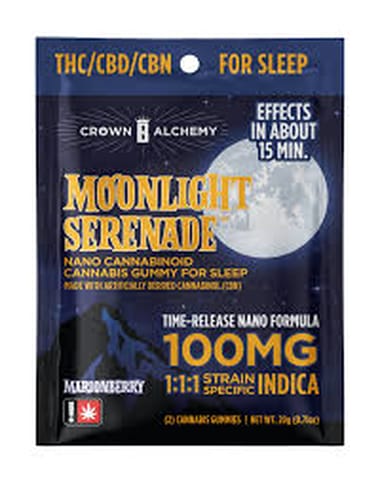 Moonlight Serenade 1:1:1 100mg 2pc Nano Gummy (Cannabull)
