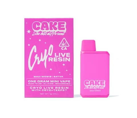CAKE - Cryo Live Resin Maui Wowie - 1 gram Rechargeable