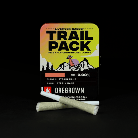 Oregrown - Watermelon Milkshake x Cherry Papaya - .5g 5pk Infused Preroll
