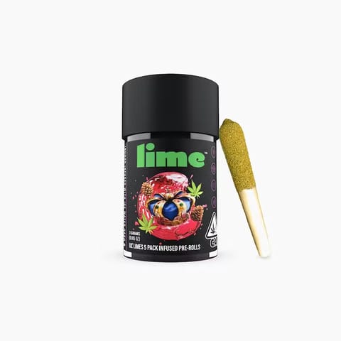 Lime | King Louis XIII | Infused Preroll | Indica | 3g | 5pk |