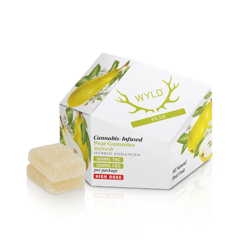 Wyld | 300mg Gummies - Pear 1:1 THC/CBG