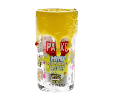 Packwoods Mini Bursts Rosin Infused Joints 5 Pack | Banana Flambe with Banana Cream 2.5g Rec