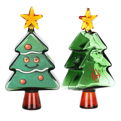 Pulsar Holiday Party Tree Glass Hand Pipe 5"