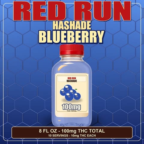 Blueberry (100mg) Hashade by Red Run