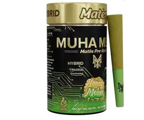 MM - Mates - Honey Melon - .6g x 5pack - HR Infused Pre-Rolls