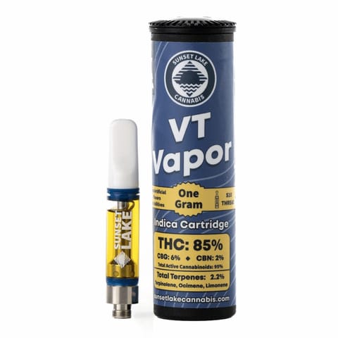 VT Vapor Indica 1g Distillate Cart