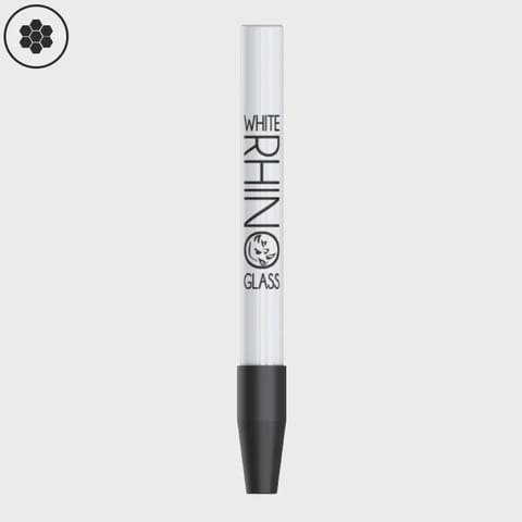 White Rhino Ceramic Dab Straw