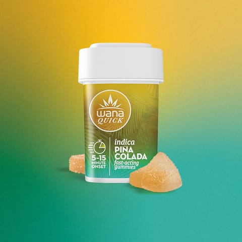 Wana | Pina Colada | Gummies | Indica | 100MG