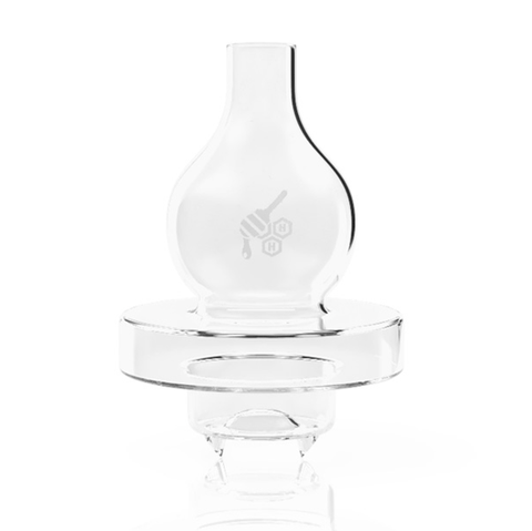 Honeybee Herb | Quartz Dual Spinner Carb Cap | Clear