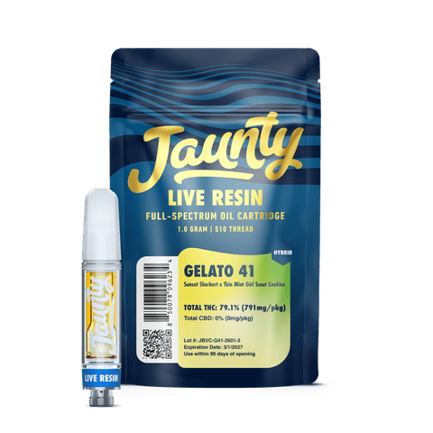 Gelato 41 1g Live Resin 510 Cart