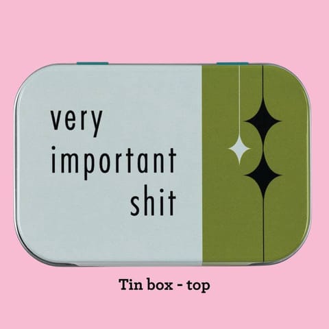 Very Important Shit Stash Tin