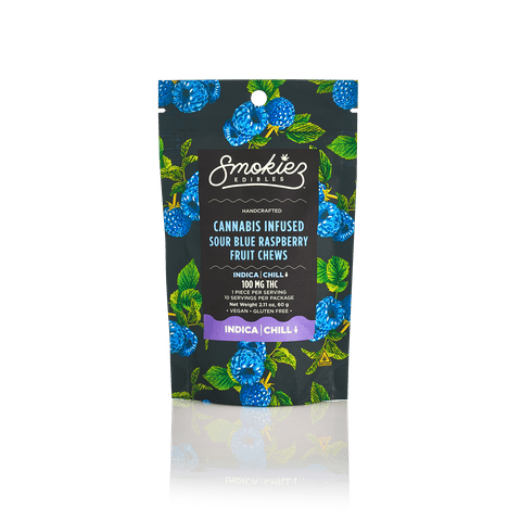 Smokiez - Sour Blue Raspberry - Indica