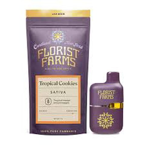 Florist Farms - Tropicana Cookies | 1G Live Resin Mini Tank