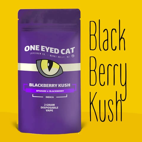 One Eyed Cat | Disposable Vape | Blackberry Kush | 2G