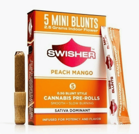 Peach Mango | 0.5g x5 pre-roll Pack | Swisher