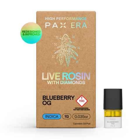 Pax Pod Live Rosin | Blueberry OG 1g Rec