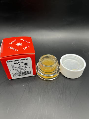 Bobsled | Grapefruit Diesel Cured Resin | 2g