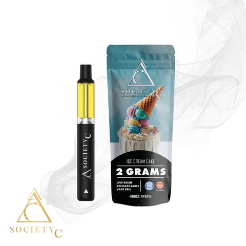 Society C 2G Live Resin Disposable - Ice Cream Cake