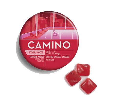 Camino Gummies | 20pk | Exhilarate | THC/CBD/CBG | Wild Cherry