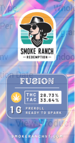 Fusion 1g Preroll Smoke Ranch