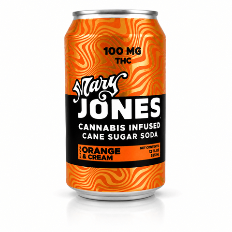 Mary Jones Soda | Orange & Cream | 100MG