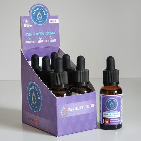 THC Indica 1oz Tincture (Farmer's Friend)
