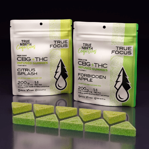 200mg Grape Escape THC Gummies 5x20mg 1:1 THC/CBN