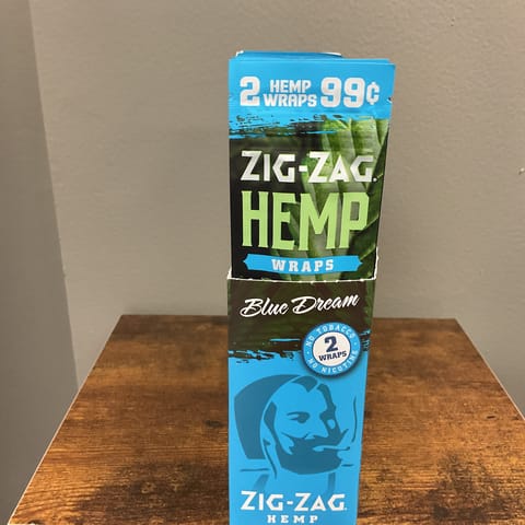 Zig Zag Hemp Wraps Blue Dream