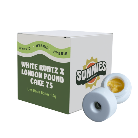 SunMed | Live Resin Batter | - White Runtz x London Pound Cake 75 | 1g