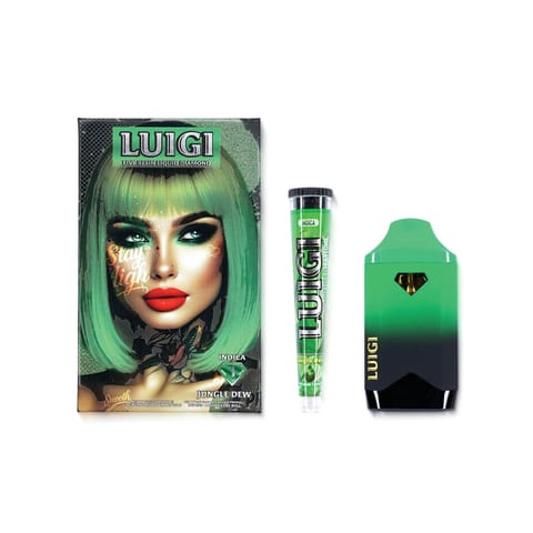 Luigi V5 - Jungle Dew- 1g AIO + .5g Infused Preroll