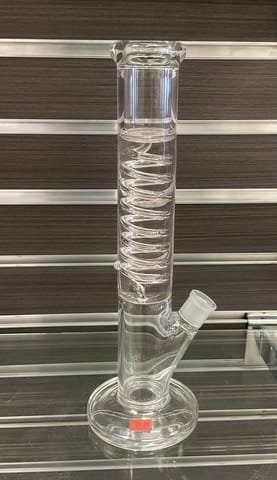 Clear Swirl Bong