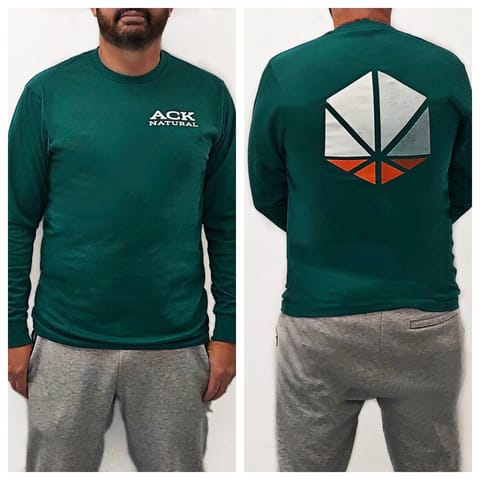 Long Sleeve Mint T Shirt- L