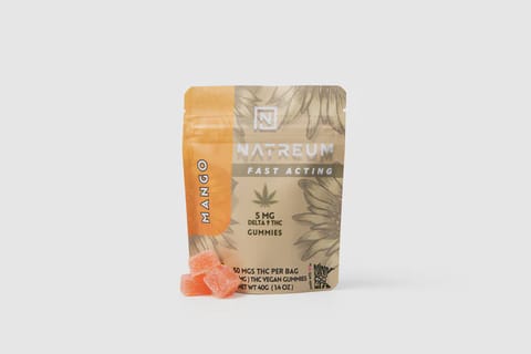 Natreum Fast Acting Mango 50mg THC 10ct