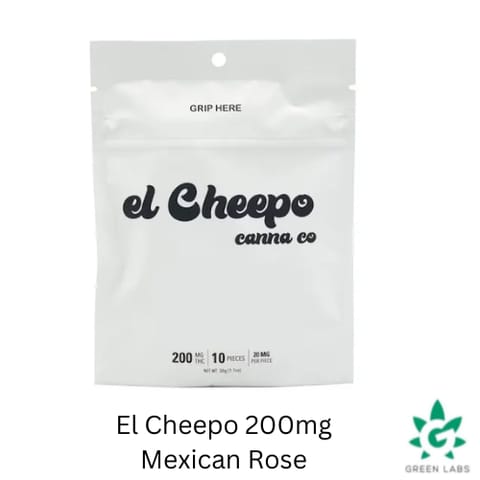 (REC) El Cheepo - 200mg THC Gummies - Mexican Rose