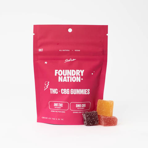 THC + CBG Gummies | Foundry Nation |