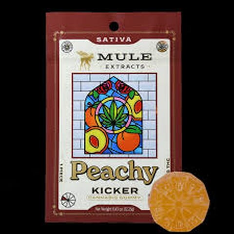 Peachy Kicker Gummy 100MG (Mule)