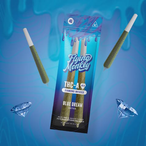Flying Monkey THCA Blue Dream Preroll