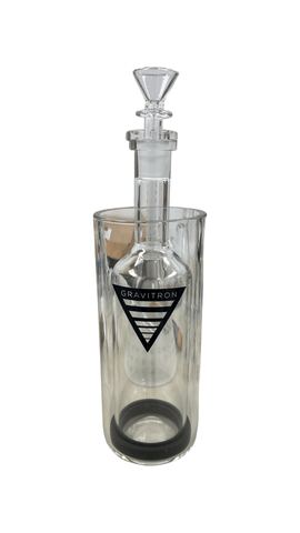 Grav Gravitron 2.0 Water Pipe - Medium / 9" / 14mm F / Clear