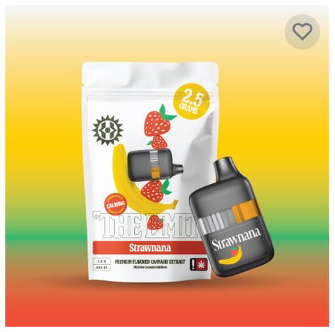 Strawnana 2.5G Flavored Distillate Disposable (Higher Cultures)