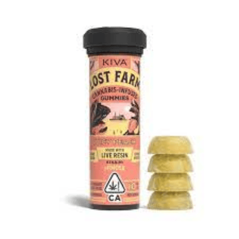 Lost Farm | Juicy Peach (H) | 10mg THC x 10 Gummies