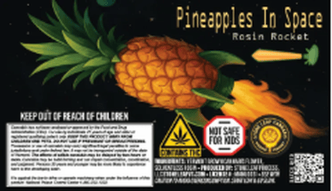 Pineapples In Space Rosin Rocket Stone Leaf